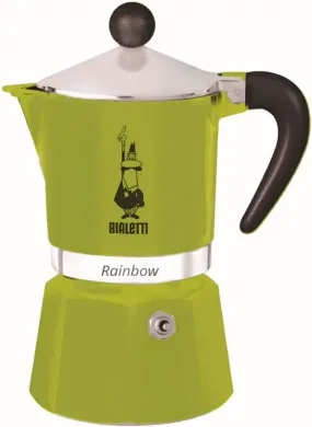 Rainbow kotyogós kávéfőző 3 adag, zöld (4972)